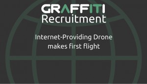 Internet-Providing Drone makes first flight