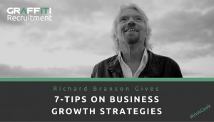 Richard Branson gives 4-Tips on Business Growth